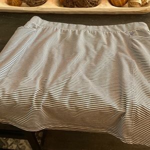 Cotton stripped skort